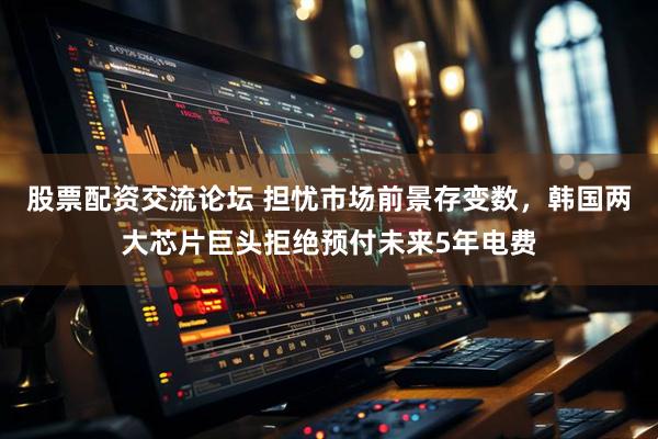 股票配资交流论坛 担忧市场前景存变数，韩国两大芯片巨头拒绝预付未来5年电费